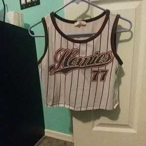 "Homies" crop top